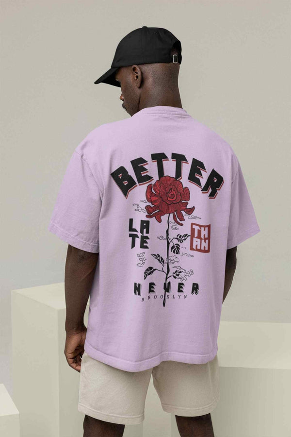 Better Late Than Never Oversized Tee - TOSSIDO