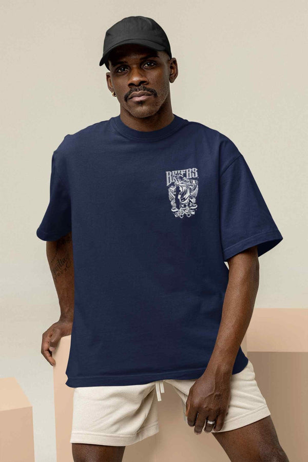 Bikers Never Die Oversized Tee - TOSSIDO