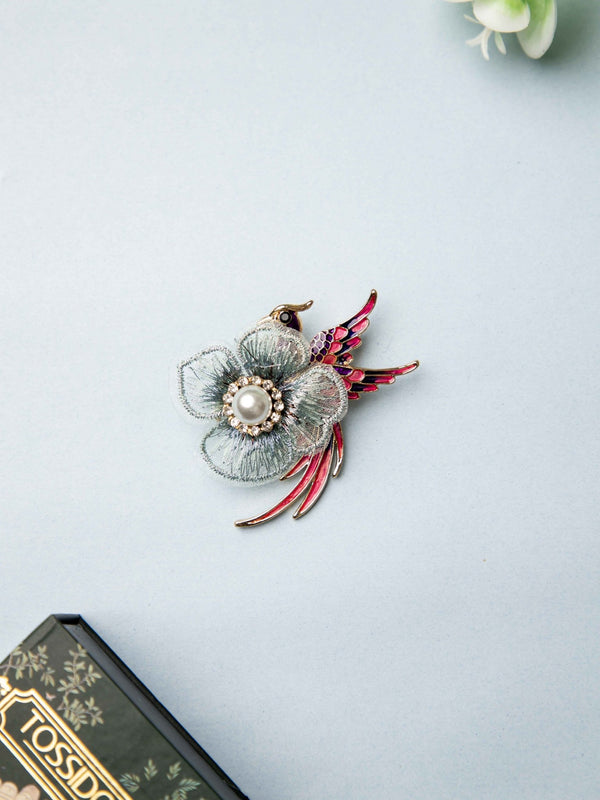 Bird Pearl - Accent Brooch - TOSSIDO