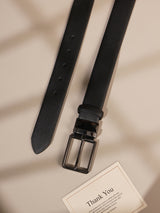 Black & Brown Saffiano Reversible Leather Belt