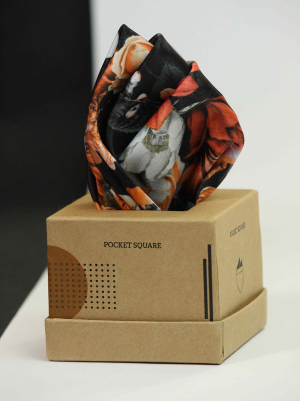 Black Beauty Pocket Square - TOSSIDO
