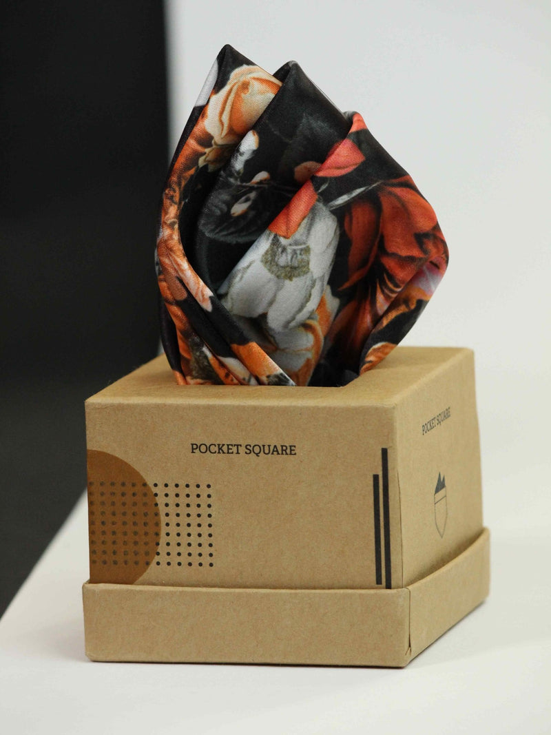 Black Beauty Pocket Square - TOSSIDO
