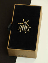 Black Beetle Brooch - TOSSIDO