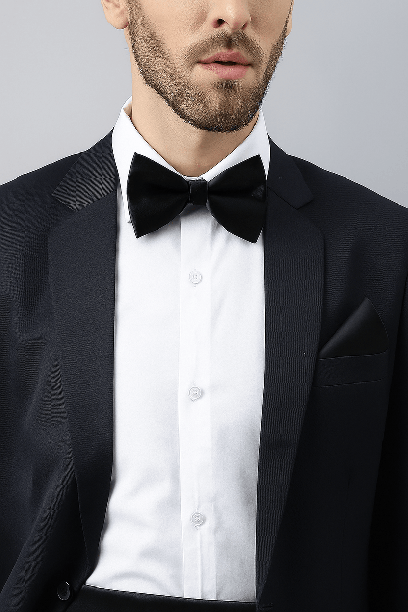 Black Cummerbund Set - TOSSIDO