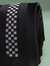 Black Designer Necktie - TOSSIDO