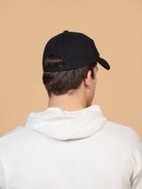 Black Distressed Baseball Cap - TOSSIDO