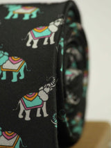 Black Elephant Necktie - TOSSIDO