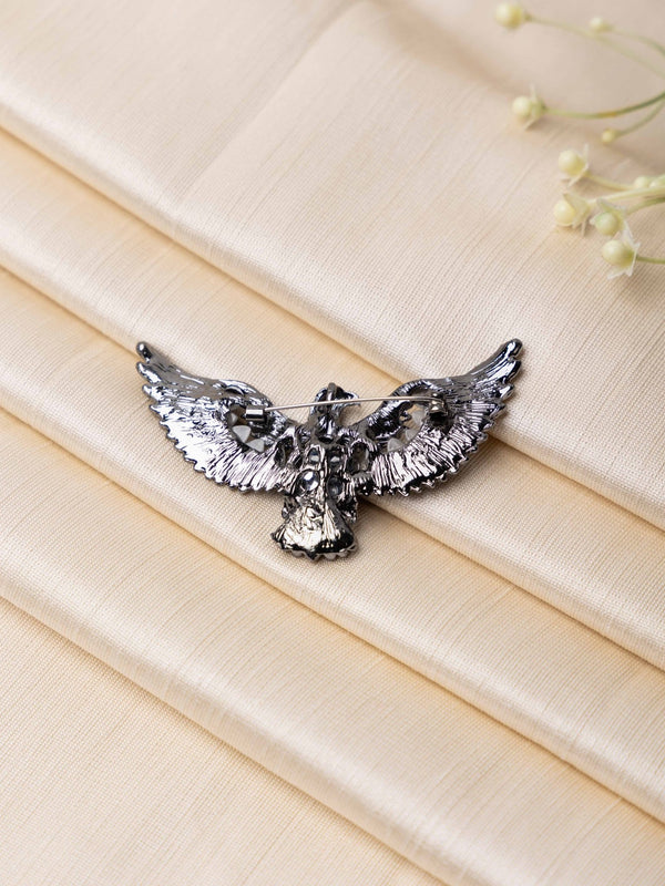 Black Falcon Brooch - TOSSIDO