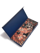 Black Floral Scarf & Scarf Bag Set - TOSSIDO