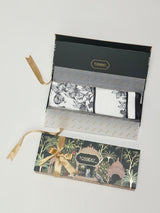 Black Floral Short Scarf - TOSSIDO