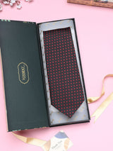 Black Geometric Broad + Long Necktie - TOSSIDO