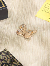 Black & Gold Butterfly Brooch - TOSSIDO