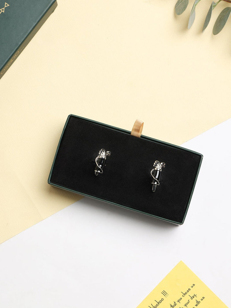 Black Golf Cufflinks - TOSSIDO