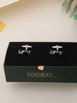 Black Golf Cufflinks - TOSSIDO