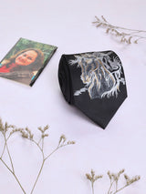 Black Hand - Painted Woven Necktie - Horse - TOSSIDO