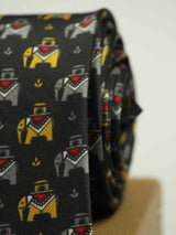 Black Jumbo Necktie - TOSSIDO