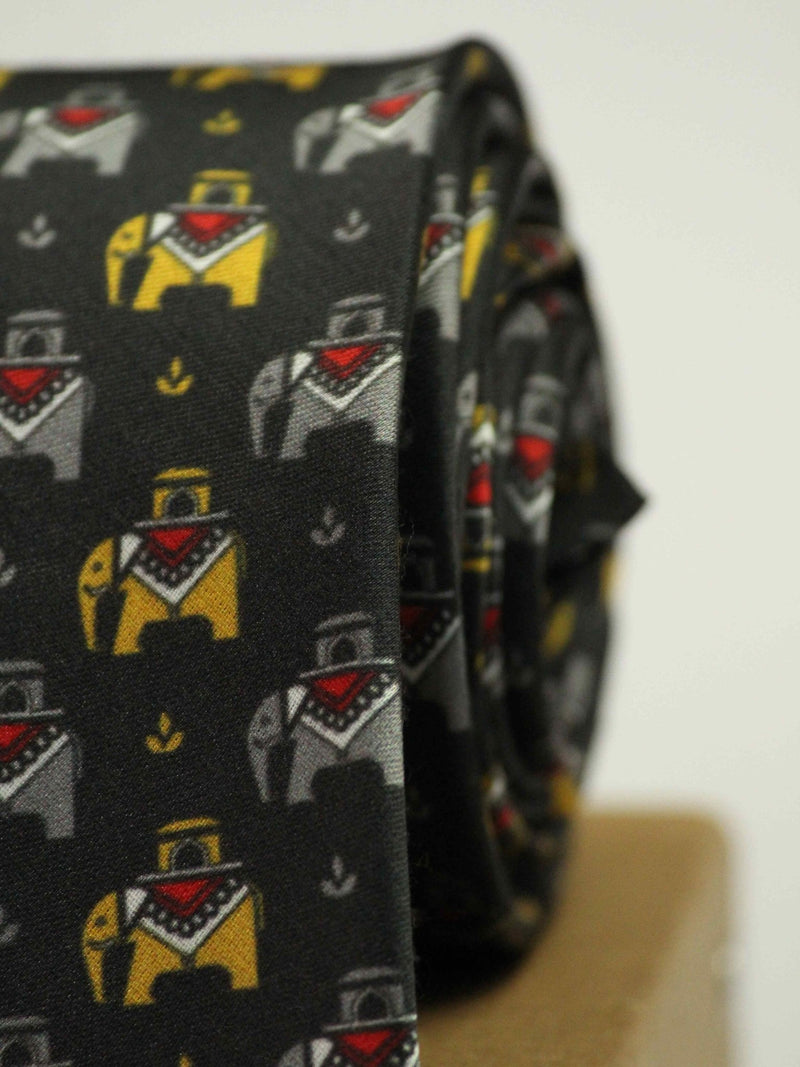 Black Jumbo Necktie - TOSSIDO