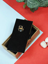 Black Metal Spider Heart Brooch - TOSSIDO