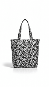 Black Noir Narrative Tote - TOSSIDO