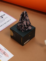 Black Paisley Pocket Square - TOSSIDO