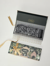 Black Paisley Short Scarf - TOSSIDO