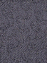 Black Paisley Woven Ascot & Pocket Square - TOSSIDO