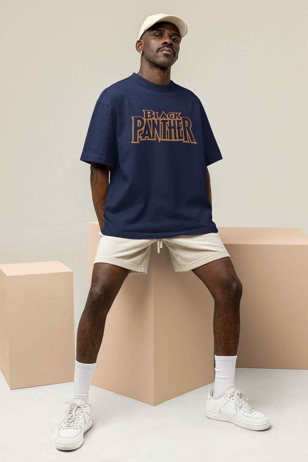 Black Panther Oversized Tee - TOSSIDO