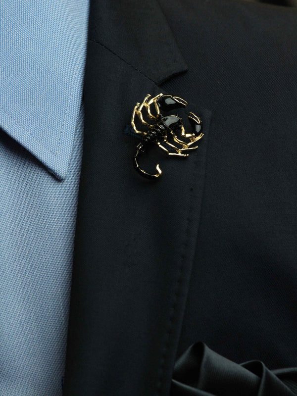 Black Scorpion Brooch - TOSSIDO
