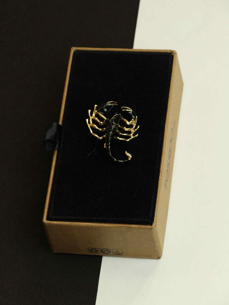 Black Scorpion Brooch - TOSSIDO