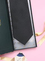 Black Stripes Broad + Long Necktie - TOSSIDO