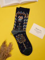 Black Tree of Life Socks - TOSSIDO