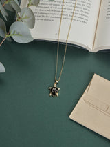 Black Turtle Pendant Necklace - TOSSIDO