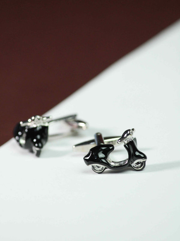Black Vespa Cufflink - TOSSIDO