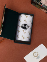 Black & White Crystal Panda Brooch - TOSSIDO