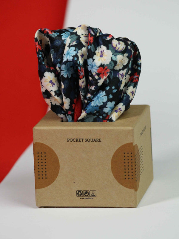 Bloom Along Pocket Square - TOSSIDO