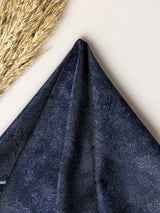 Blue Abstract Jacquard Pocket Square - TOSSIDO