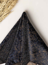 Blue Abstract Jacquard Pocket Square - TOSSIDO