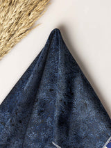 Blue Abstract Jacquard Pocket Square - TOSSIDO