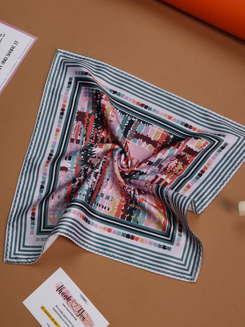 Blue Abstract Pocket Square - TOSSIDO
