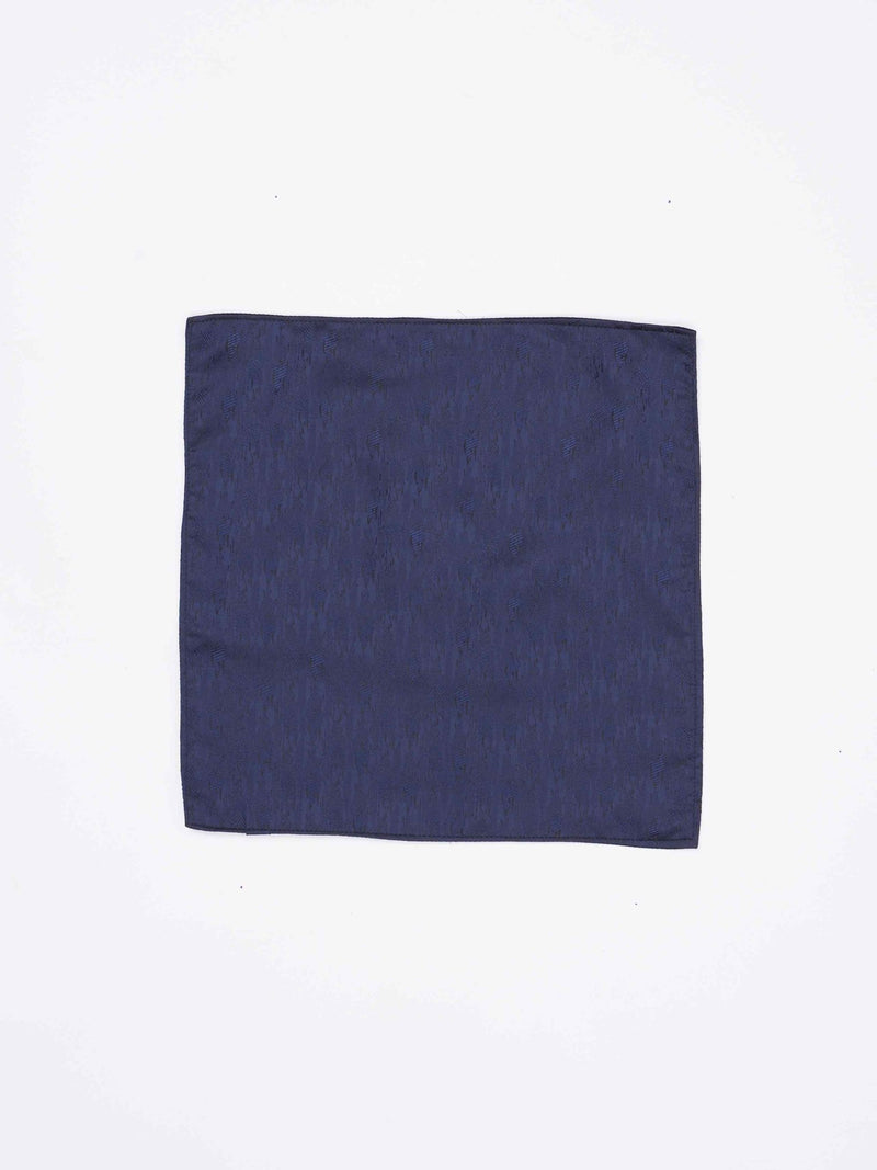 Blue Abstract Reversible Stole & Pocket Square Set - TOSSIDO