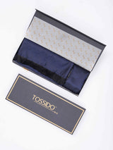 Blue Abstract Reversible Stole & Pocket Square Set - TOSSIDO