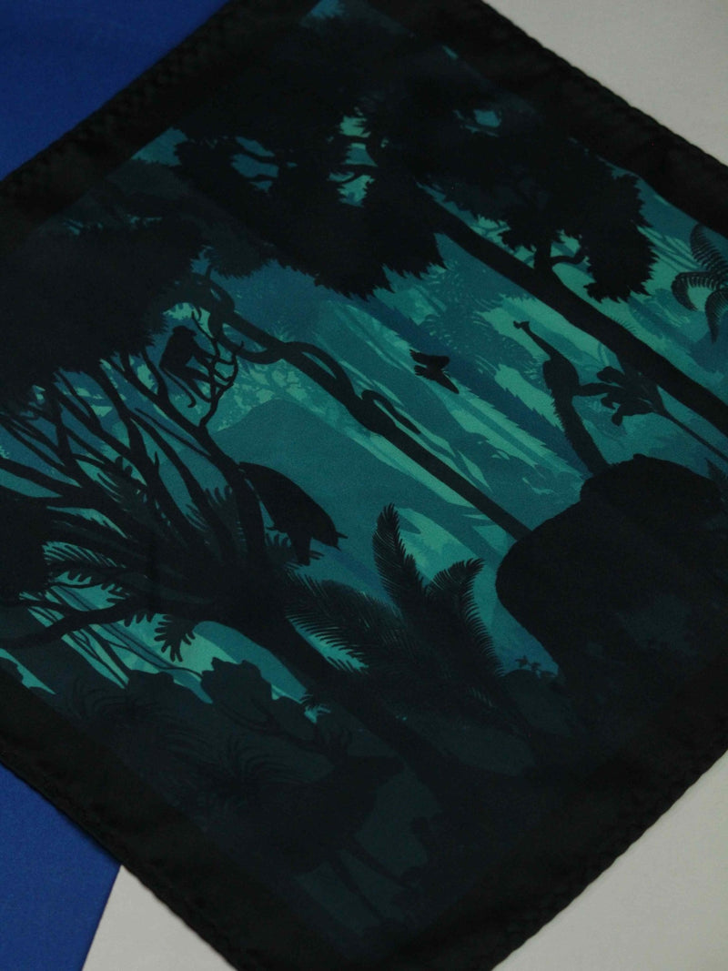 Blue Animal Pocket Square - TOSSIDO