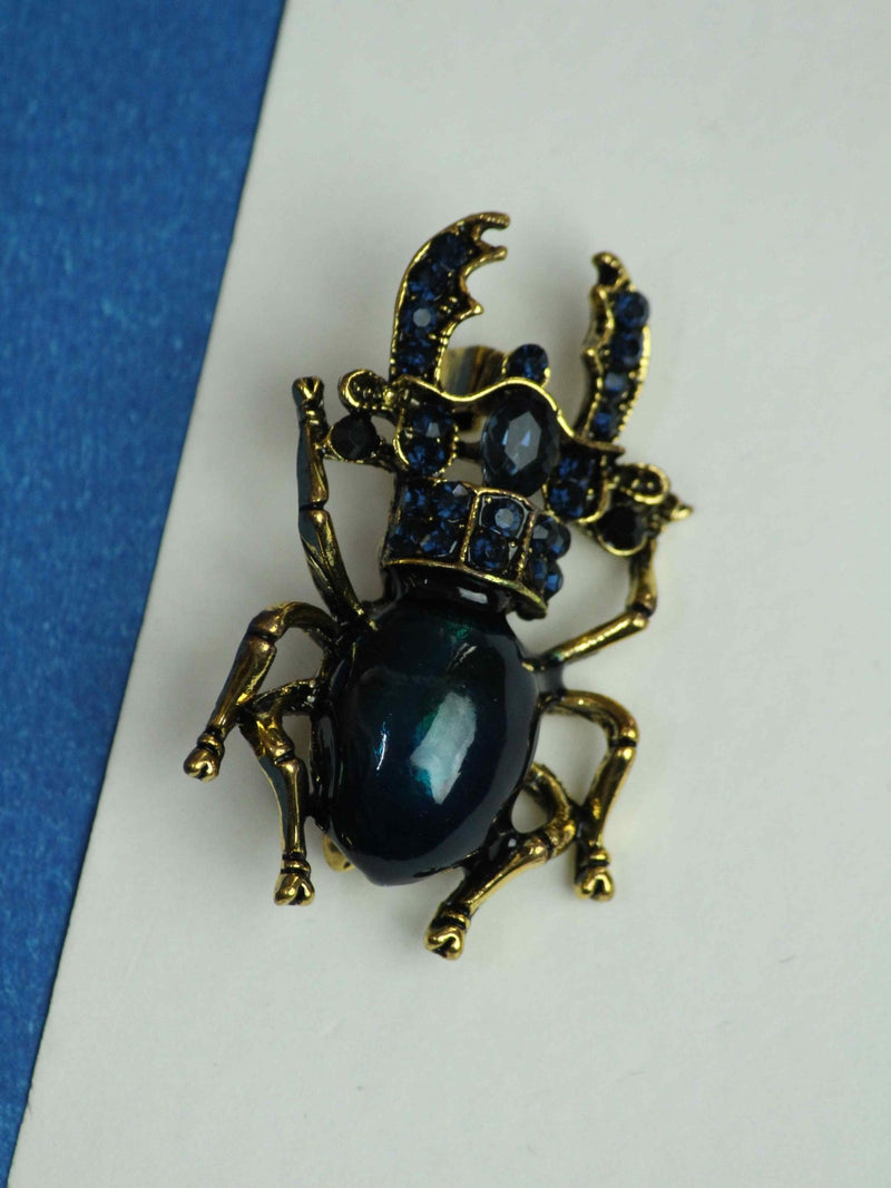 Blue Beetle Brooch - TOSSIDO
