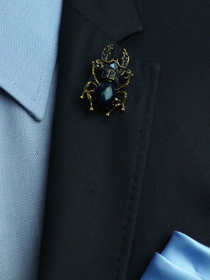 Blue Beetle Brooch - TOSSIDO