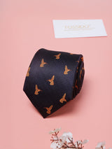 Blue Bird Teflon Silk Necktie - TOSSIDO