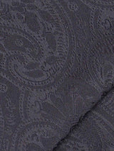 Blue & Black Paisley Woven Ascot & Pocket Square - TOSSIDO
