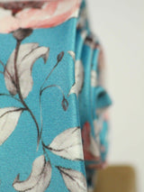 BLUE BLOSSOM NECKTIE - TOSSIDO