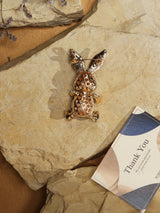 Blue Bunny Brooch - TOSSIDO