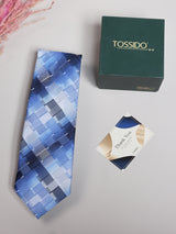 Blue Check Necktie