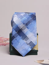Blue Check Necktie